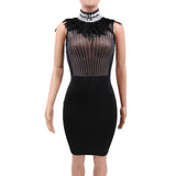 Bandage beads evening dress - Almoni Express