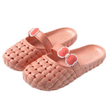 Baotou Slippers With Bow Braid Design Fashion Summer Beach Shoes Cute Dormitory Home Slippers For Women Students - AL MONI EXPRESS