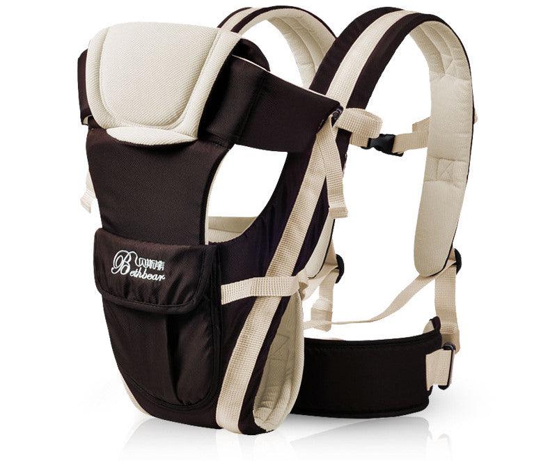 Bass Bear Carrier Double Shoulder Four Seasons Maternal and Child Multifunctional Baby Carrier - Almoni Express