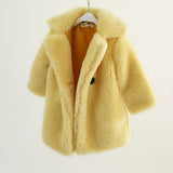 Big Kids Fur Coat In Autumn And Winter Coat - Almoni Express