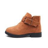 Big kids suede leather boots - Almoni Express