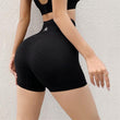 Biker Shorts For Women High Wais Stripe Gym Running Shorts - AL MONI EXPRESS