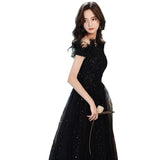 Black evening dress - Almoni Express