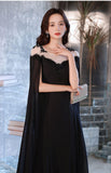 Black Evening Dress For Women With A High-end Feel - Almoni Express