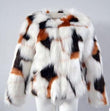 Boho Multicolor Fur Coat - Almoni Express