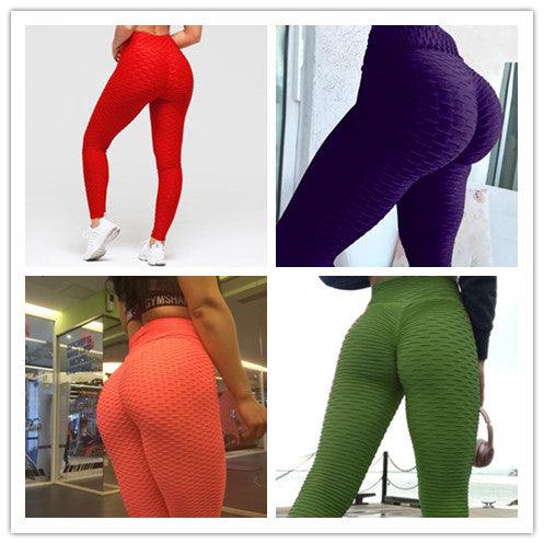 Booty Lifting Anti Cellulite Scrunch Leggings Without Pocket - AL MONI EXPRESS