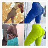 Booty Lifting Anti Cellulite Scrunch Leggings Without Pocket - AL MONI EXPRESS