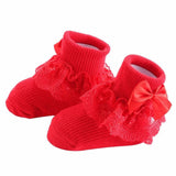 BOW LACE baby socks - Almoni Express