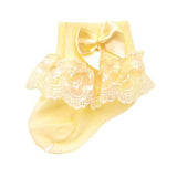 BOW LACE baby socks - Almoni Express