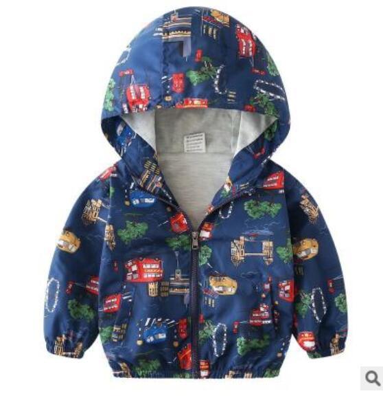 Boy jacket casual hooded jacket - Almoni Express