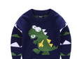 Boy's explosion of wild dinosaur sweater - Almoni Express