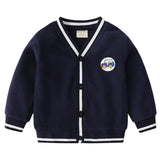 Boy's Hoody V-neck Small Cardigan Coat - Almoni Express