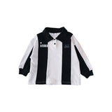 Boys' All-match Striped Polo Shirt