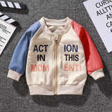 Boys And Girls Jackets Korean Baseball Uniforms Children's Babies Casual Western Style - Almoni Express