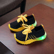 Boys and girls knitted surface candy glitter shoes - Almoni Express