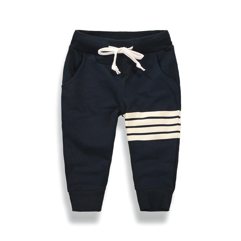 Boys casual sweatpants autumn new children's wear pants children's full cotton pants trousers one generation - Almoni Express