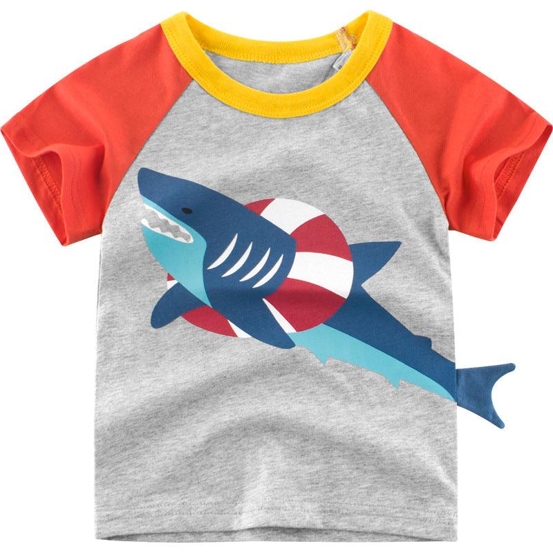 Boys' short sleeve T-shirt for children - Almoni Express