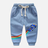 Boys' Spring And Autumn Children'S Small, Medium And Big Children'S Japanese Trousers - Almoni Express