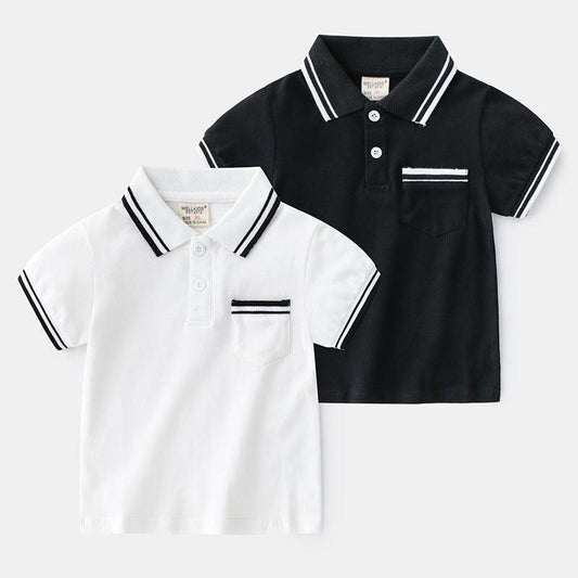 Boys' T-Shirt Summer Polo Shirt - Almoni Express