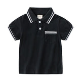 Boys' T-Shirt Summer Polo Shirt - Almoni Express