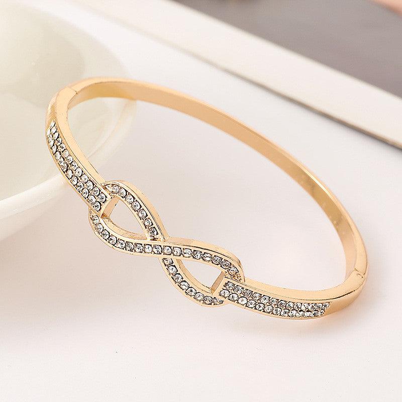 Bracelet Gang Drill Diamond Gold Plated - AL MONI EXPRESS