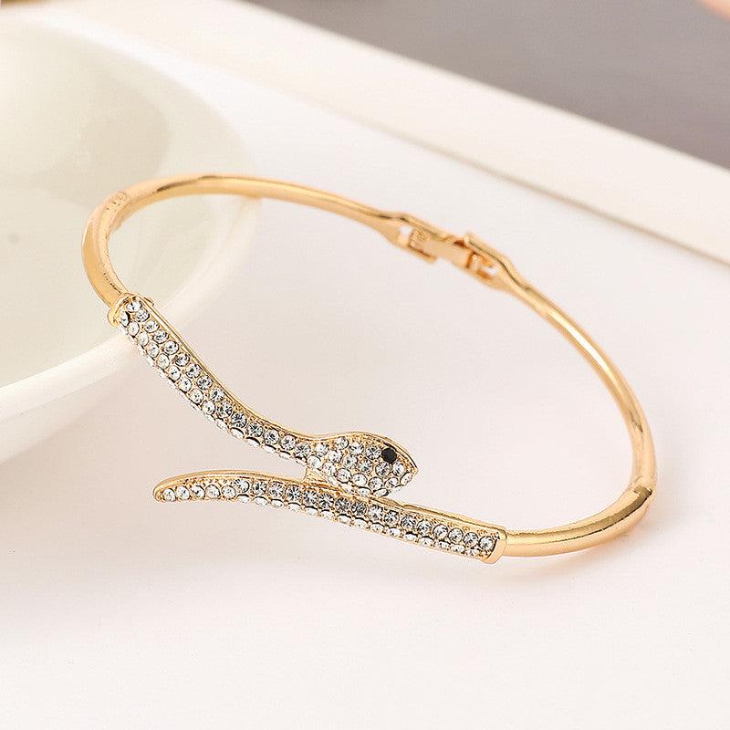 Bracelet Gang Drill Diamond Gold Plated - AL MONI EXPRESS