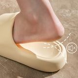 Bread Shoes Home Slippers Non-slip Indoor Bathroom Slippers - AL MONI EXPRESS