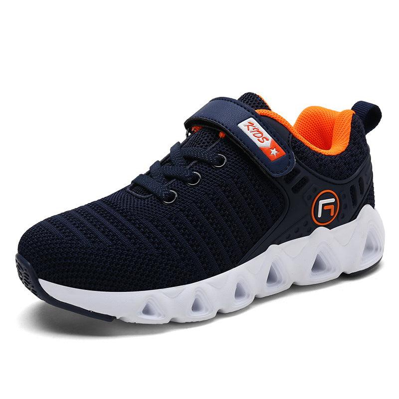 Breathable flying woven kids sneakers - Almoni Express