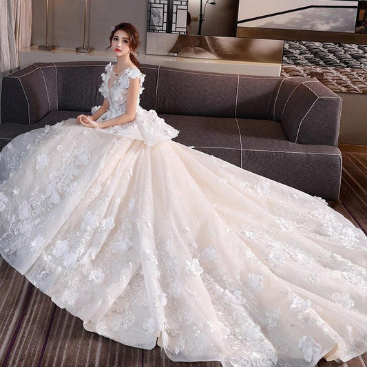 Bride wedding dress - Almoni Express