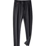 Business Trousers Men's Loose Straight - Almoni Express