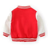 Children's Cardigan Jacket Baseball Sweater Set