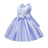 Girls' Children's Solid Color Princess Dress