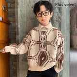 Super Western Style Fashionable Tops Fall Winter Stretch Knit Sweater