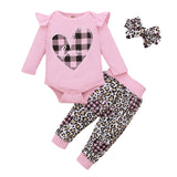 Baby Long Sleeve Jumpsuit Pants Clothing Set