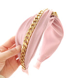 Fashion Chain Cross-knotted Headband Hair Accessory