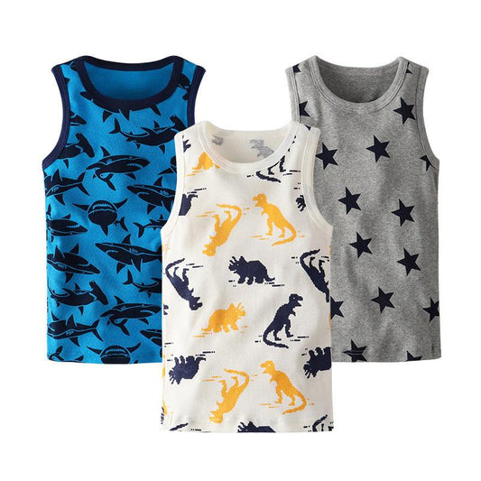 Cartoon Baby Boy Primer Vest - Almoni Express