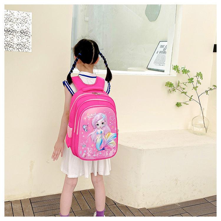 Cartoon Breathable Burden-reducing Children's Backpack - Almoni Express