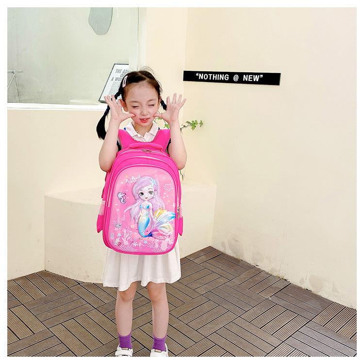 Cartoon Breathable Burden-reducing Children's Backpack - Almoni Express