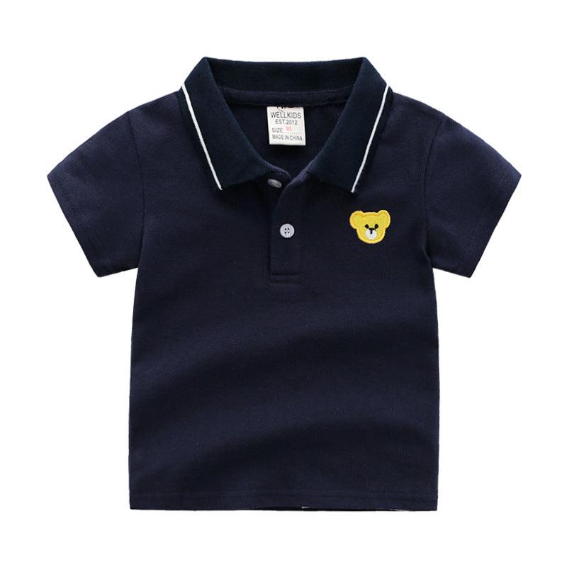 Cartoon Children's Shirt Short Sleeve POLO Shirt - Almoni Express