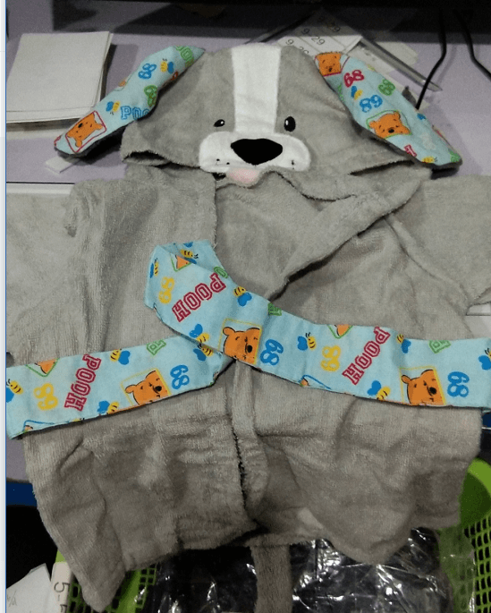 Cartoon Cute Animal Modeling Baby Bath Towels Baby Bathrobes Cotton Children's Bathrobes Baby Hooded - Almoni Express