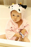 Cartoon Cute Animal Modeling Baby Bath Towels Baby Bathrobes Cotton Children's Bathrobes Baby Hooded - Almoni Express