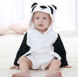 Cartoon Cute Animal Modeling Baby Bath Towels Baby Bathrobes Cotton Children's Bathrobes Baby Hooded - Almoni Express