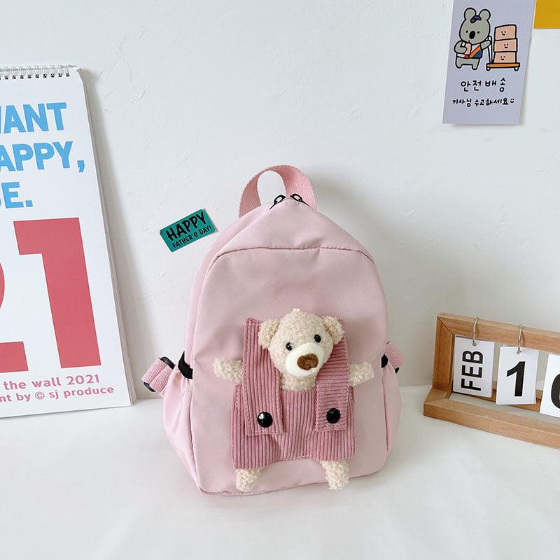 Cartoon Cute Little Bear Kindergarten School Bag - Almoni Express