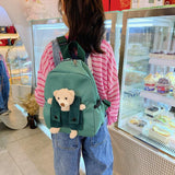 Cartoon Cute Little Bear Kindergarten School Bag - Almoni Express