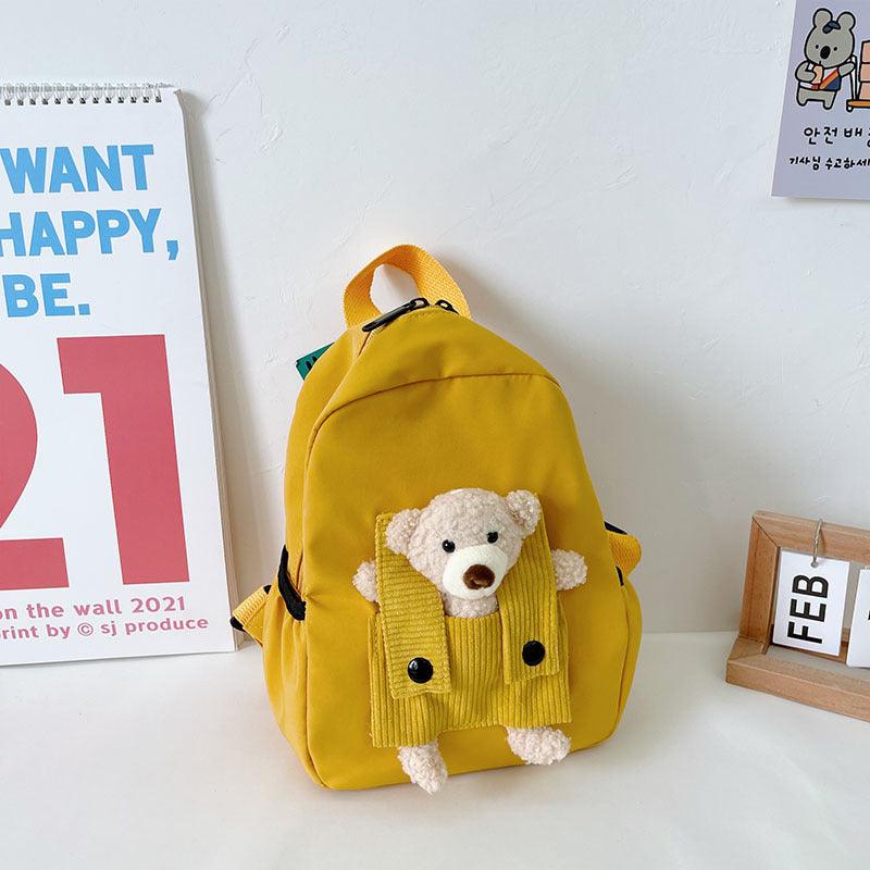 Cartoon Cute Little Bear Kindergarten School Bag - Almoni Express