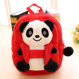 Cartoon panda plush children's school bag - Almoni Express