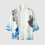 Casual Kimono 34 Sleeve Robe Men's And Women's Suits - AL MONI EXPRESS