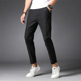 Casual pants Korean style straight slim fit - AL MONI EXPRESS