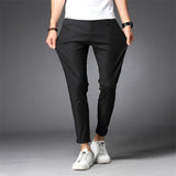 Casual pants Korean style straight slim fit - AL MONI EXPRESS