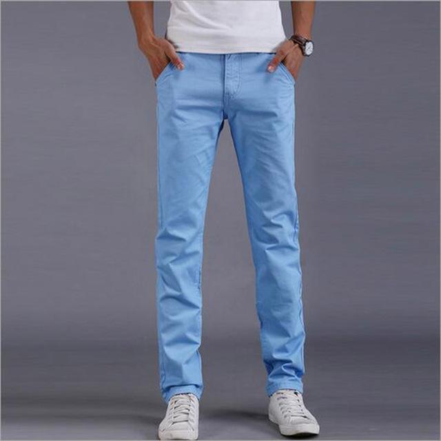 Casual Pants Men Trousers - Almoni Express